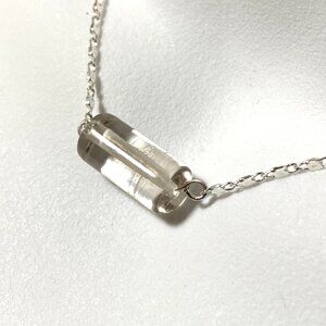 2/$20, Natural Smoky Quartz Necklace, Genuine Gemstone & Stainless Chain